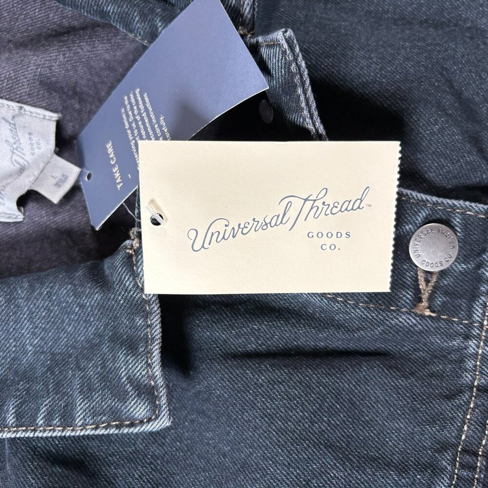 Universal Thread Denim Jacket Womens Large Dark W… - image 4